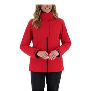 Obermeyer Women's Teagan System 3 in 1 Ski Jacket Red Size 8